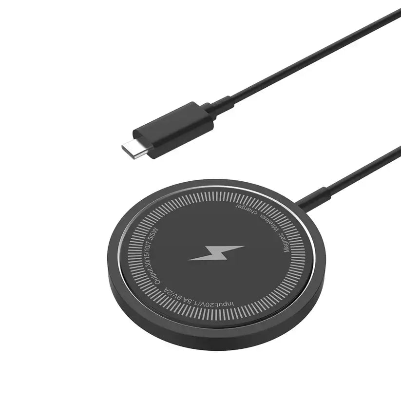 Charge in Style: Magnetic 30W Wireless Charging Pad & Stand for iPhone and AirPods - Get Charged