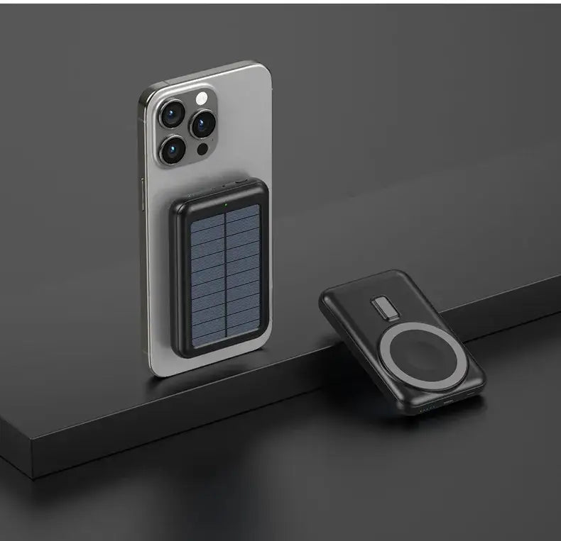 Top Portable Charger of 2025: Solar 10000mAh MagSafe Power Bank for iPhone Users - Get Charged