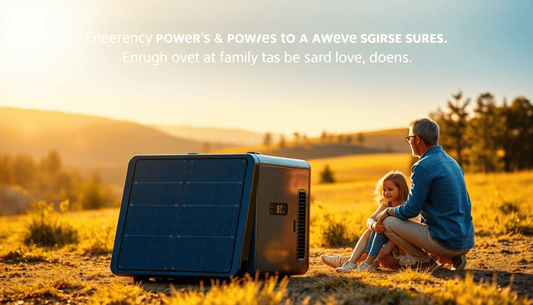 Unlock the Power of the Sun: Why a Solar-Powered Power Station is Essential for Your Family's Safety - Get Charged