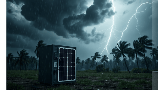 Weathering the Storm: Why a Solar Powered Portable Power Station is a Must-Have for Hurricane Season - Get Charged