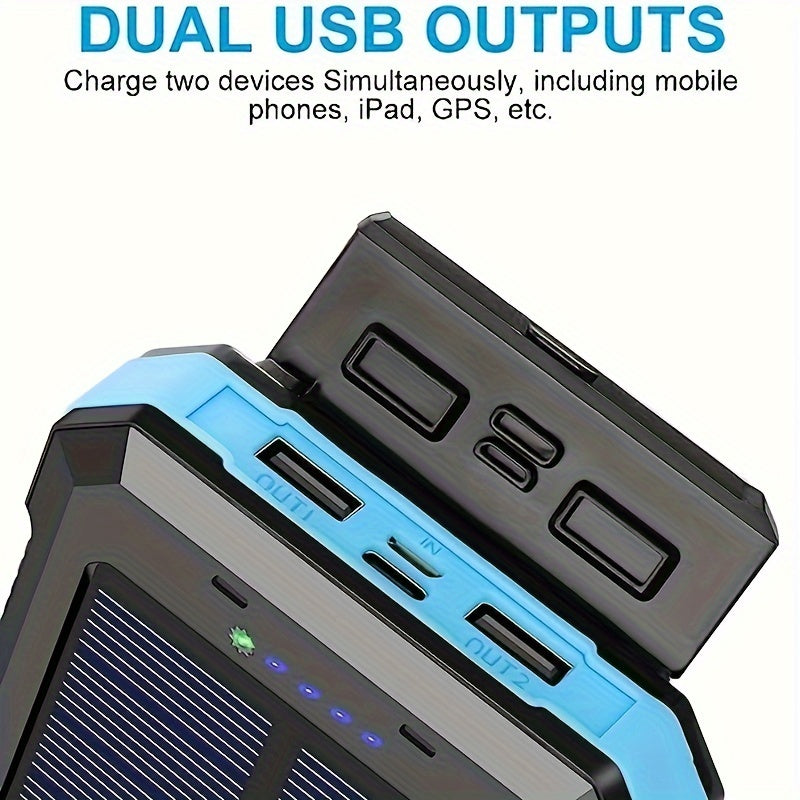 1pc, 8000mAh Portable Solar Cell Phone