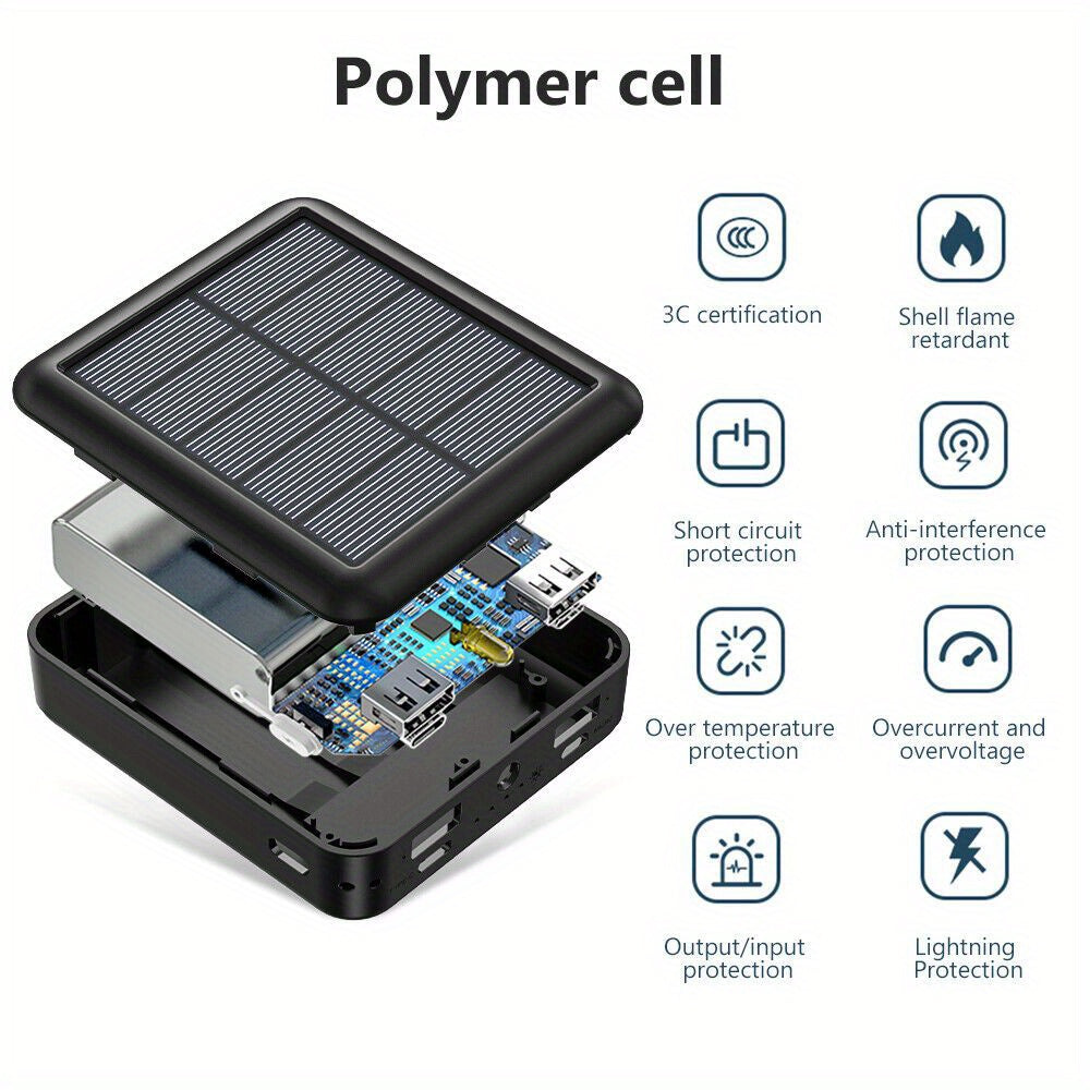 10000mAh Super Mini Solar Power Bank