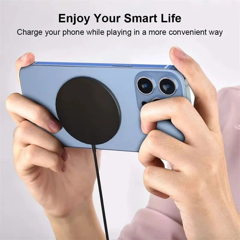 30W Magnetic Wireless Charger Pad Fast Charging Stand for iPhone 15 14 13 12 Pro Airpods PD Macsafe Dock Station - 