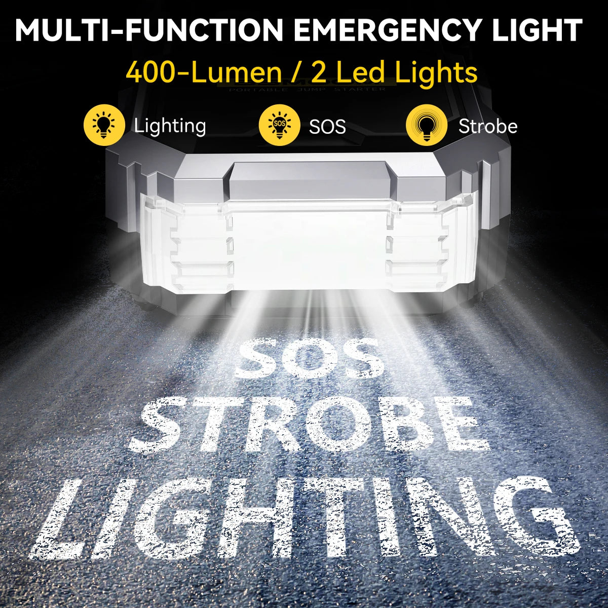 Power Bank 21800mAh/26800mAh Jump Starter Portable Charger Car Booster Auto Starting Device Emergency Car Battery Starter