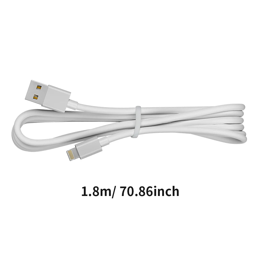 6 Pack 6 Foot Fast Charging USB Cables For iPhone Lightning Cable Compatible With iPhone 3A High Speed Charging Cord
