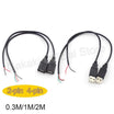 0.3m/1m/2m 5V USB Power Supply Cable