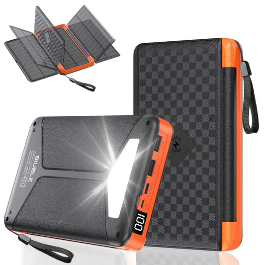 20000mAh Solar Power Bank Ultra-Large Capacity