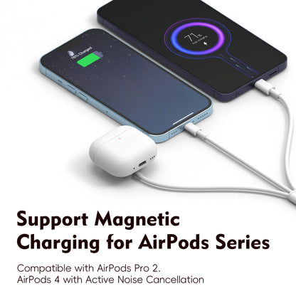 3 In 1 USB C USB A Magnetic Wireless Charger Dock For iPhone Apple Watch AirPods