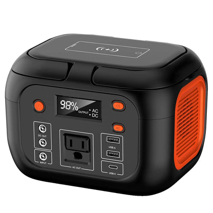 SinKeu Portable Power Station 600W 300W 200W 120W With 110V AC Outlets Solar Generator For Camping RV Home