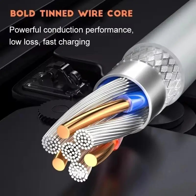 3PCS  Type C Super Fast Charging Cable