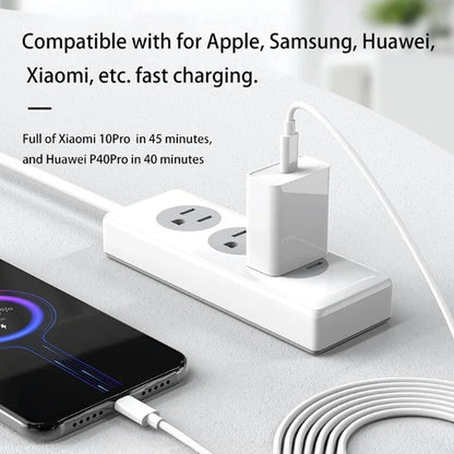 PD 60W USB C To USB C Fast Charging Cable 2M Type C For iPhone iPad Android USB C Devices Premium