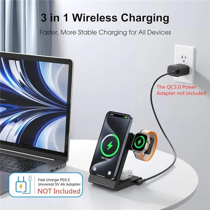 3 in 1 Foldable Wireless Charger