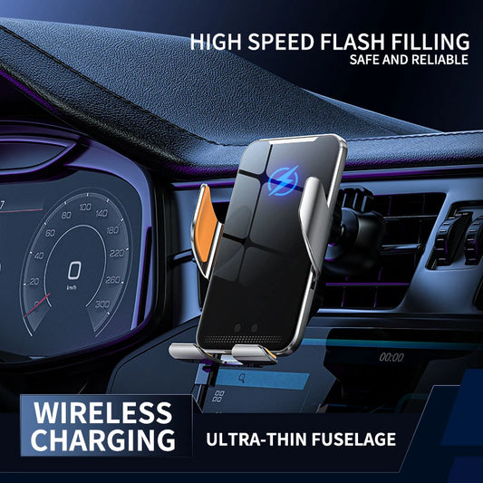 Car Wireless Charger Mount Phone Holder