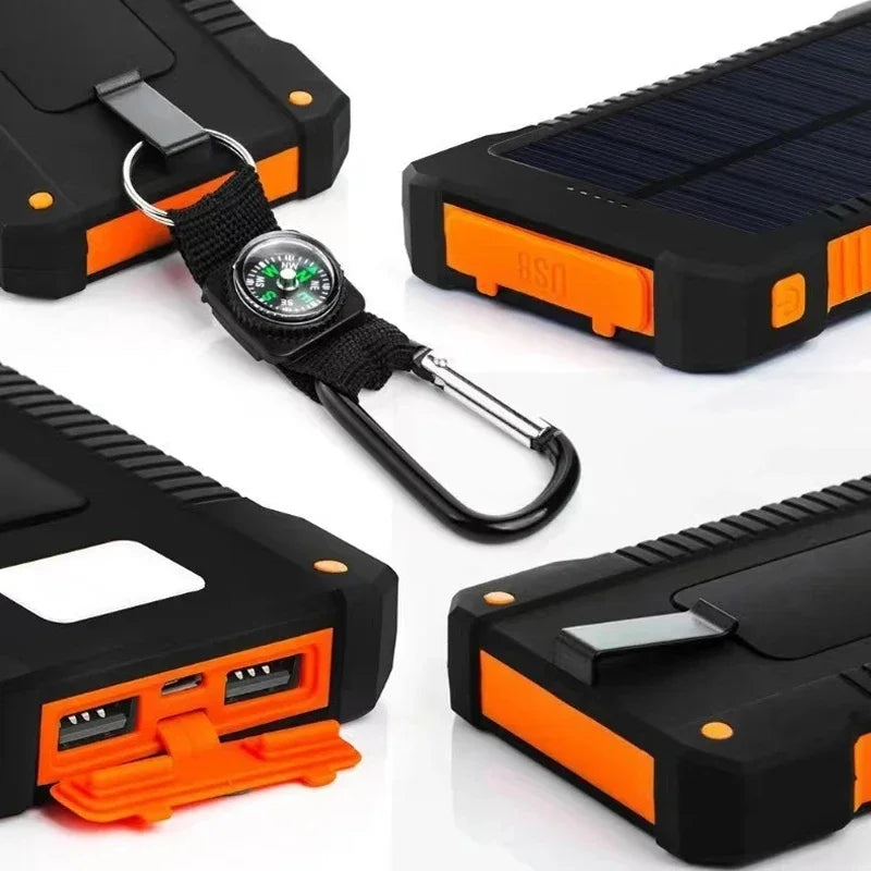 Lenovo 200000mAh Solar Powerbank Portable Charger