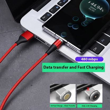 5A Magnetic USB Type C Cable SFC 3A Fast Charge