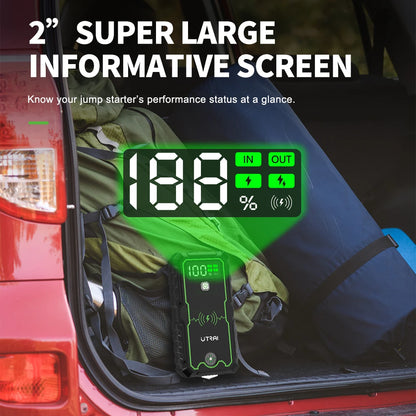 UTRAI Power Bank  4000A Jump Starter Portable Charger Car Booster 12V Auto Starting Device Emergency Car Battery Starter