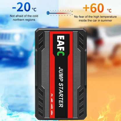 EAFC Car Jump Starter Power Bank Car Battery Starter 600A12V Auto Starting Device with LED Light For Auto Battery Booster Buster