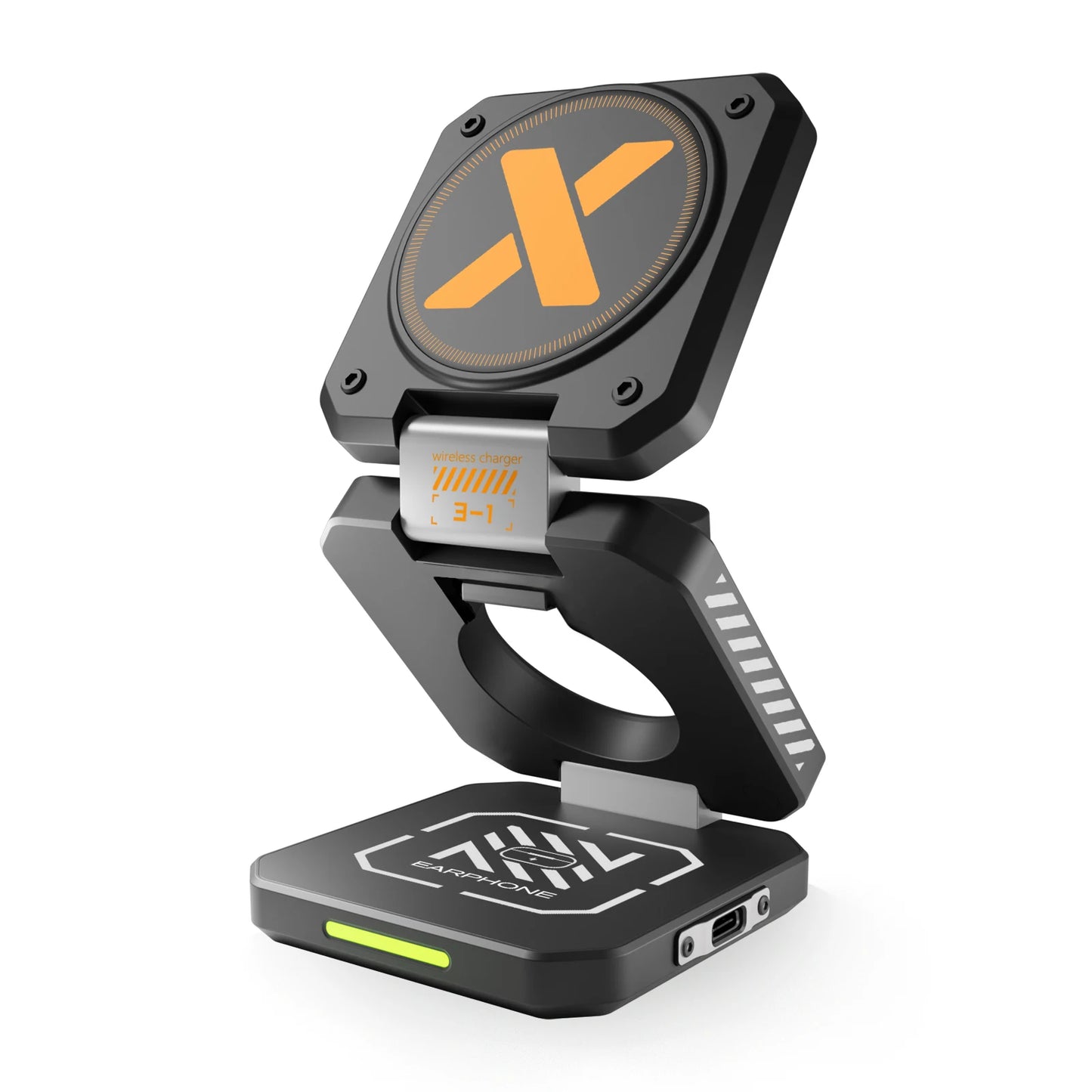 30W 3 In 1 Foldable Magnetic Wireless Fast Charging Station For iPhone 15 14 13 12 Apple Watch 8 7 6 AirPods Pro