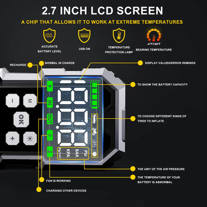 Power Bank 21800mAh/26800mAh Jump Starter Portable Charger Car Booster Auto Starting Device Emergency Car Battery Starter