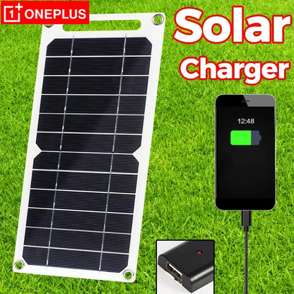OnePlus 5V 35W SunPower Portable Solar Panel With USB Charger For Phone Power Bank Outdoor Camping Home RV Gift