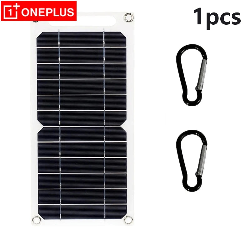 OnePlus 5V 35W SunPower Portable Solar Panel With USB Charger For Phone Power Bank Outdoor Camping Home RV Gift