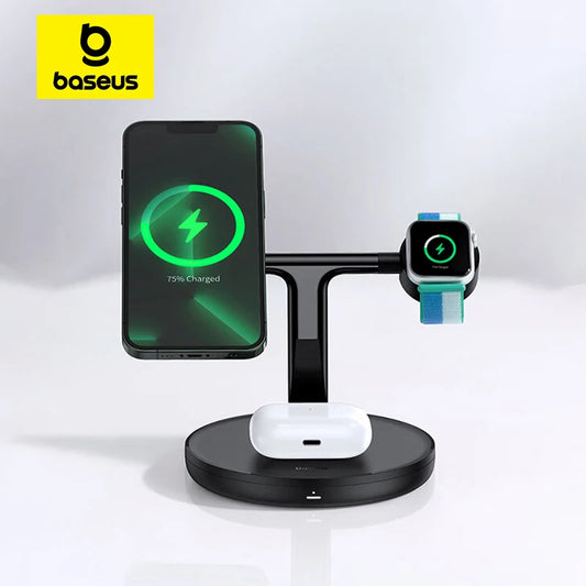 Baseus 3 in 1 20W Wireless Charger Stand