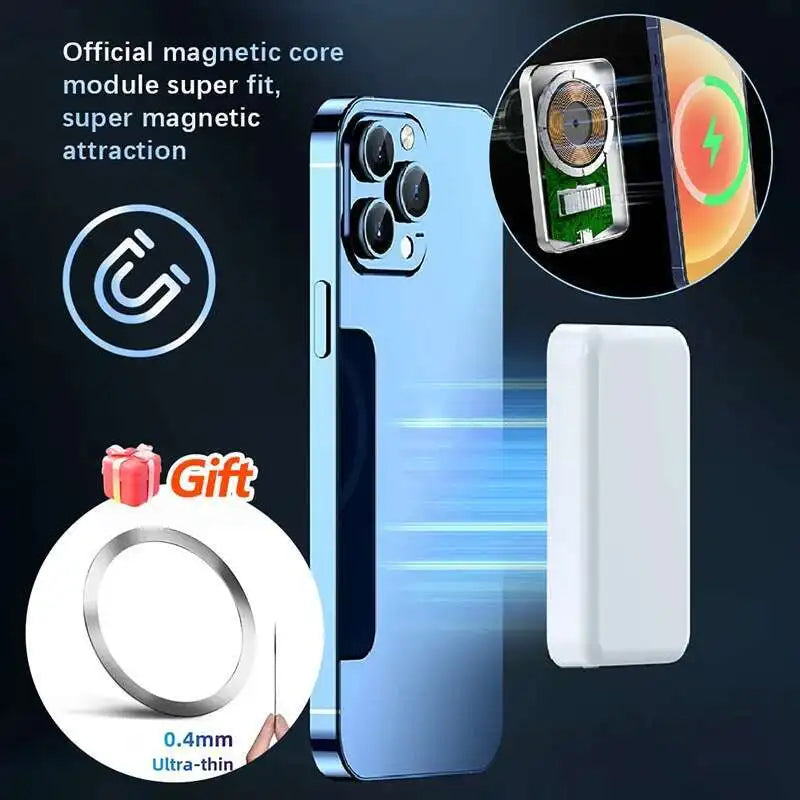 MagSafe 10000mAh Power Bank Portable Wireless Charger Magnetic Battery Pack for iPhone 13 14 15 16
