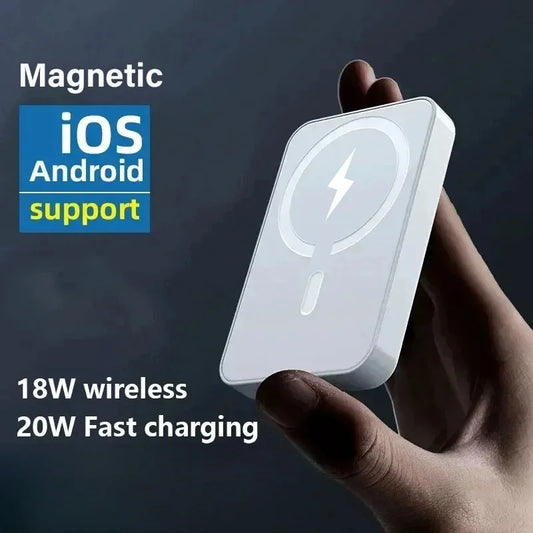 MagSafe 10000mAh Power Bank Portable Wireless Charger Magnetic Battery Pack for iPhone 13 14 15 16