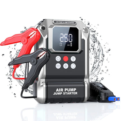 8000A Booster Battery 26800mAh Jump Starter (up to All Petrol, Diesel Engine 10.0L), with USB Charging Port, LED Light