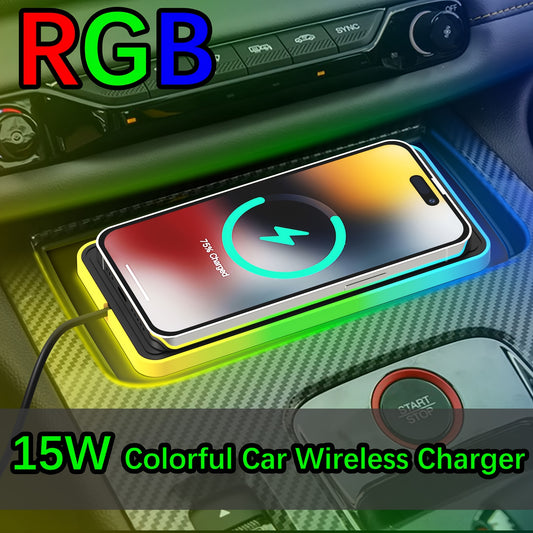 RGB Car Wireless Charger Ultra-Fast