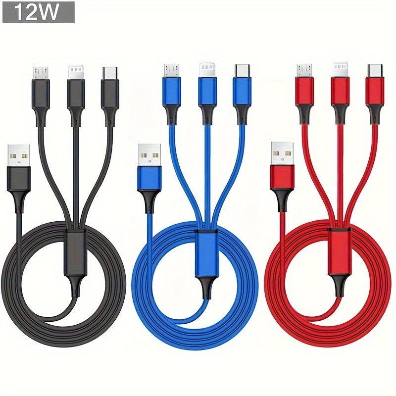 3-in-1 Universal USB Charging Cable