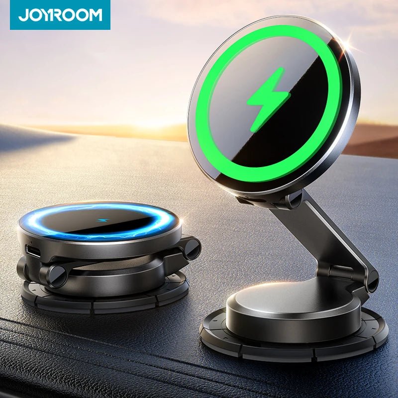 Joyroom Magnetic Car Mount N55 15W Wireless Charger Holder - 