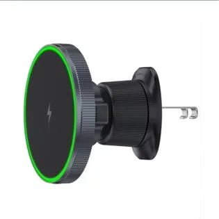 Magnetic Wireless Car Charger Mount Fast Charging Station for iPhone 16 15 14 13 12 Pro Max - 