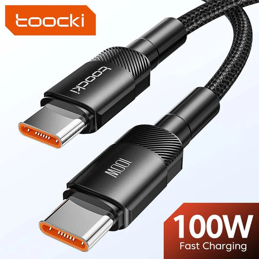 Toocki 100W Type C to USB C Cable PD 3.0 Quick Charge - 